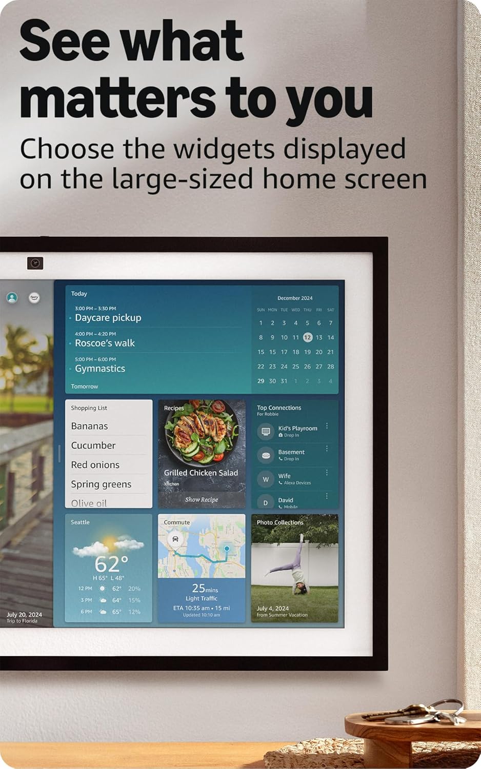 Amazon Echo Show 21 (newest model), Full HD 21" kitchen hub for home organization, with built-in Fire TV and Alexa+ Early Access - Image 5