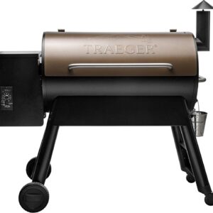 Traeger Grills Pro 34 Electric Wood Pellet Grill and Smoker, Bronze, 884 Square Inches Cook Area, 450 Degree Max Temperature, Meat Probe, 6 in 1 BBQ Grill