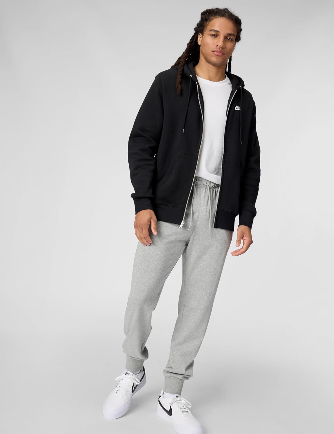 Nike Men's Club Full-Zip Fleece Hoodie - Image 5