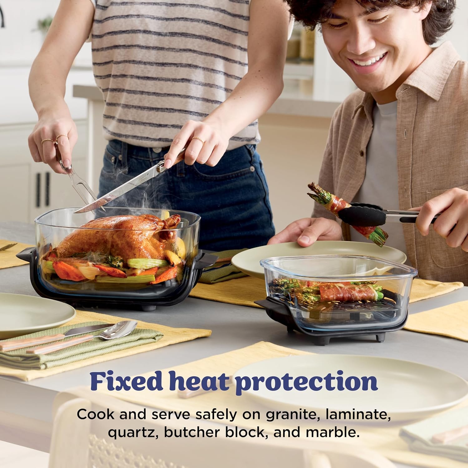 Ninja | Air Fryer | Crispi 4-in-1 Portable Cooking System | 4QT & 6 Cup Glass Containers, Crisper Plates & Storage Lids Included | Microwave, Freezer & Dishwasher Safe | Frosted Lilac | FN101PR - Image 10