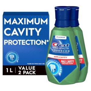 Crest Pro-Health Advanced Maximum Cavity Protection Mouthwash – Mild Mint – 2x1L