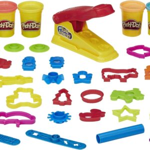 Play-Doh Fun Factory Deluxe Set, 31 Tools & 6 Cans, Back to School Gifts & Prizes, Kids Arts & Crafts, Preschool Toys, Ages 3+ (Amazon Exclusive)