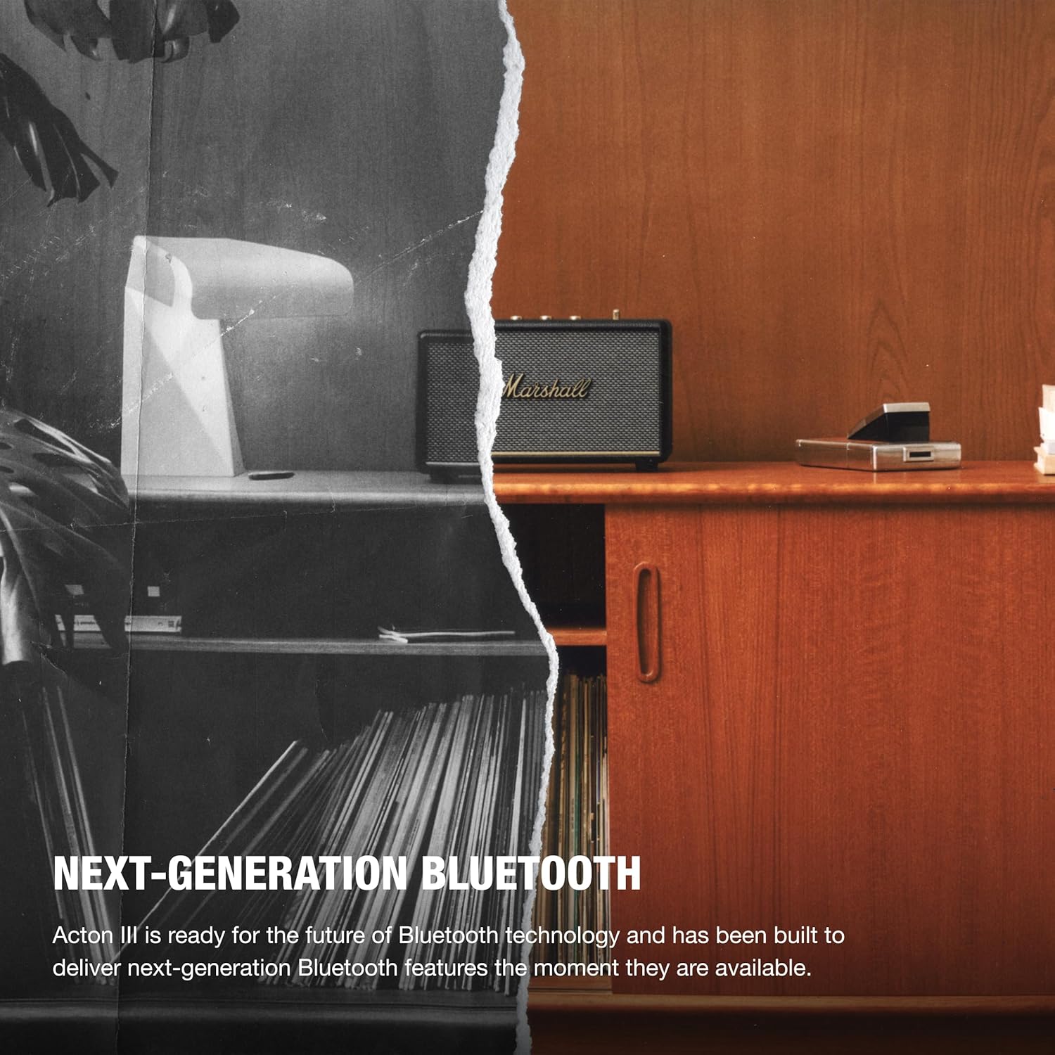 Marshall Acton III Bluetooth Home Speaker, Black - Image 4