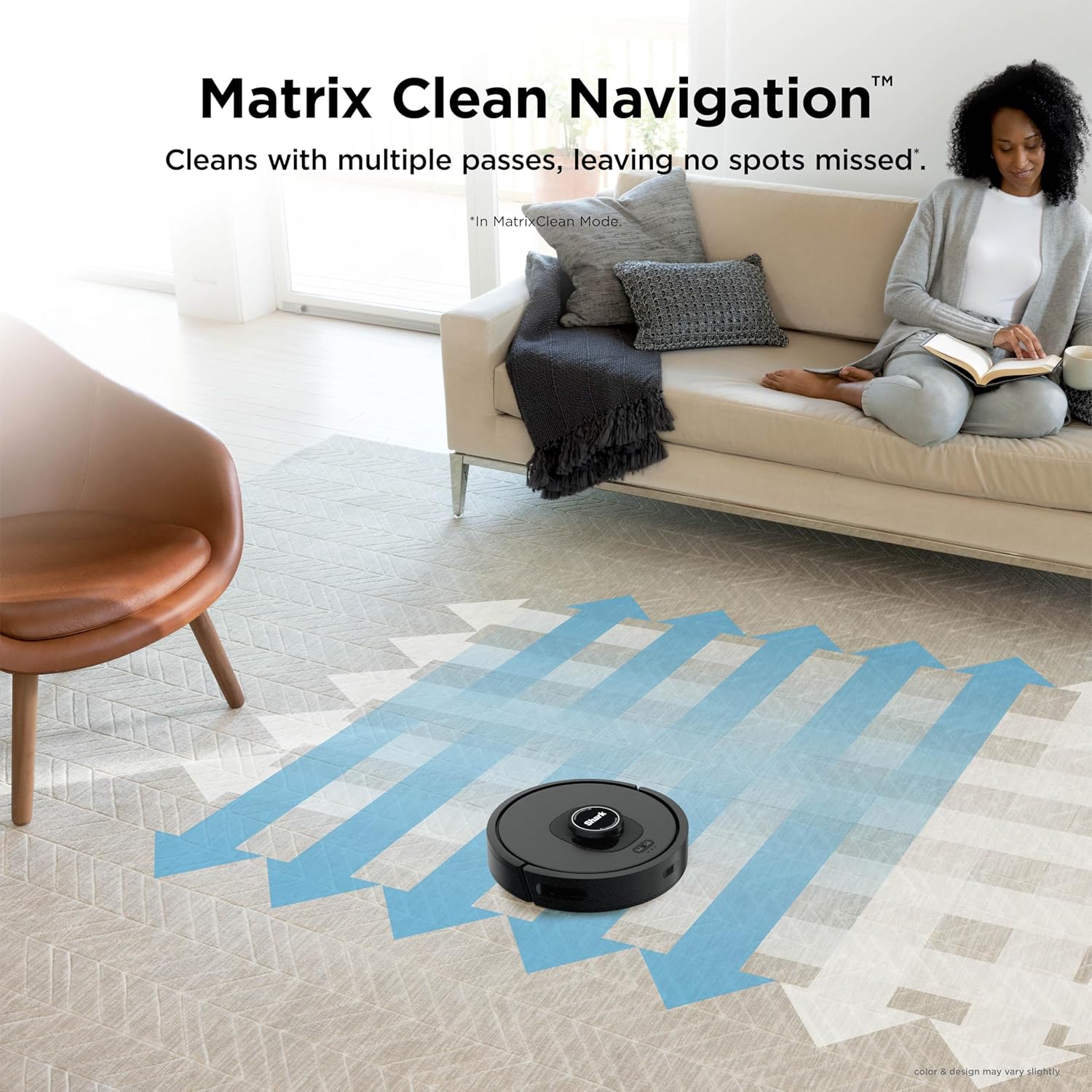 Shark AV2501S AI Ultra Robot Vacuum, with Matrix Clean, Home Mapping, 30-Day Capacity HEPA Bagless Self Empty Base, Perfect for Pet Hair, Wifi, Dark Grey - Image 7