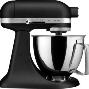 KitchenAid Artisan Mini 3.5 Quart Tilt-Head Stand Mixer – KSM3316X – Cast Iron Black
