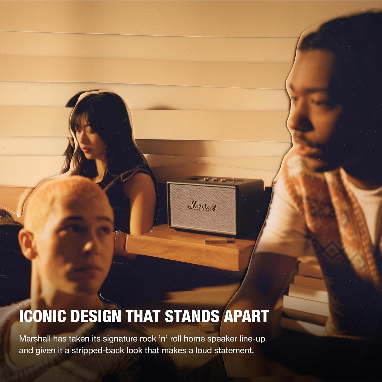 Marshall Acton III Bluetooth Home Speaker, Black - Image 5