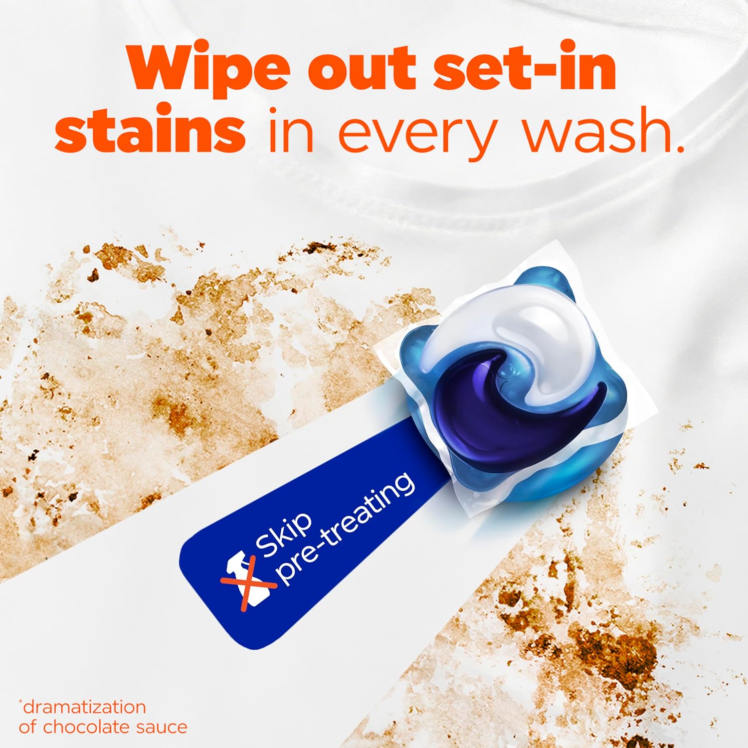 Tide Oxi Boost Power PODS Laundry Detergent Pacs, 45 Count, Set-In Stain Removal + Oxi Power, laundry soap detergent pacs - Image 3