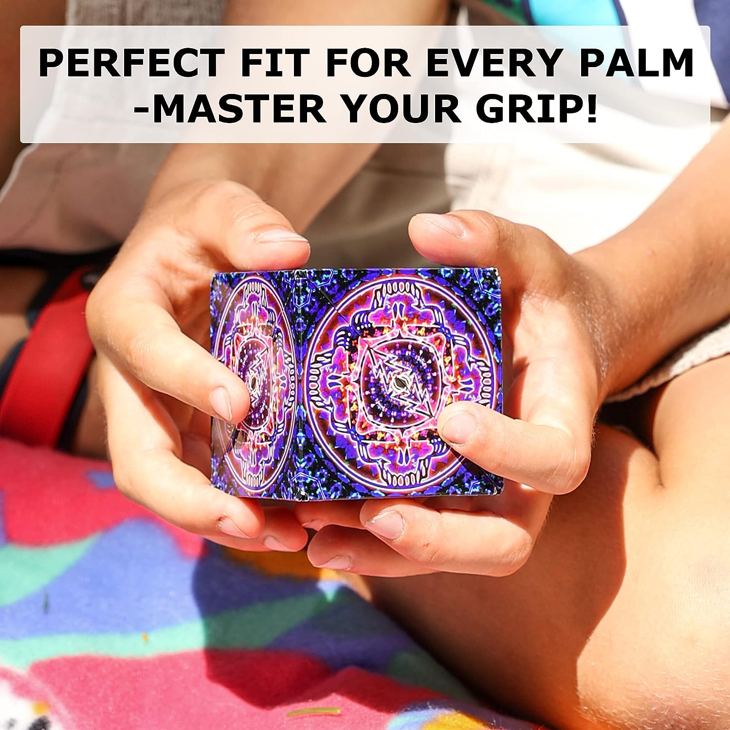 Shashibo Shape Shifting Box - Award-Winning STEM Fidget Toy with Strong Magnets - Fidget Cube Transforms Into 100+ Shapes, Christmas Stocking Stuffers Gift for Kids, Teens, and Adults (Earth) - Image 6