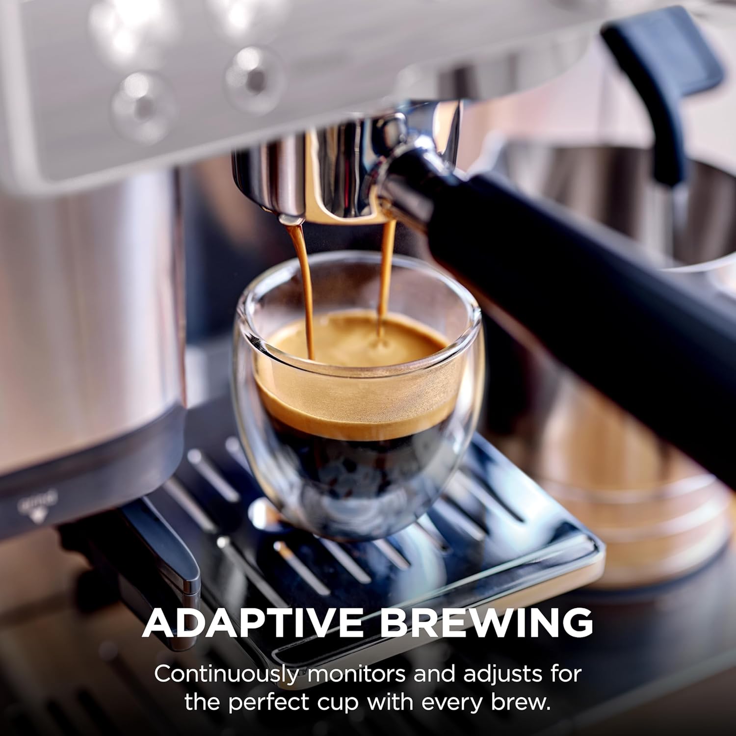 Ninja Luxe Café 3-in-1 Espresso, Drip Coffee and Cold Brew Machine | Intergrated Coffee Grinder, Milk Frother, Assisted Tamper & Built-In Espresso Accessory Storage | Stainless Steel | ES601 - Image 9