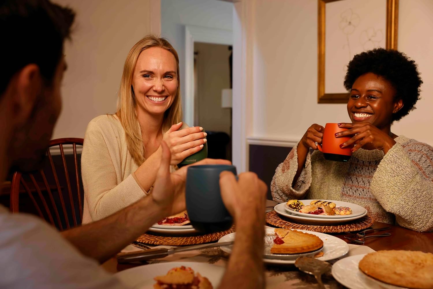 Nextmug - Temperature-Controlled, Self-Heating Coffee Mug (Black - 14 oz.) - Image 7