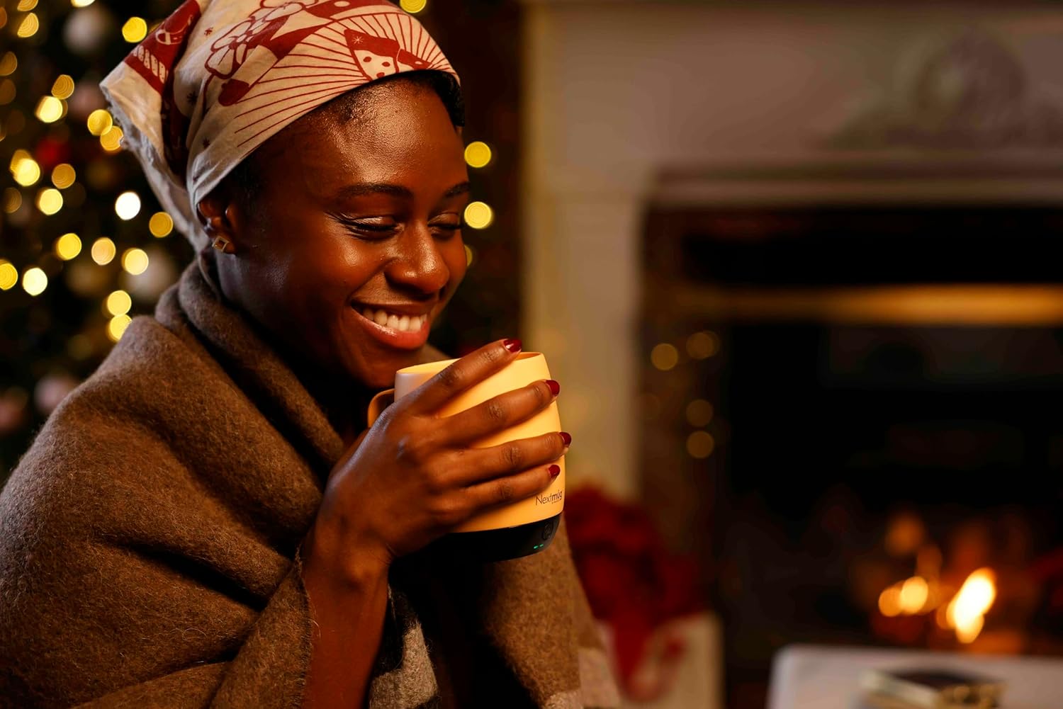 Nextmug - Temperature-Controlled, Self-Heating Coffee Mug (Black - 14 oz.) - Image 8