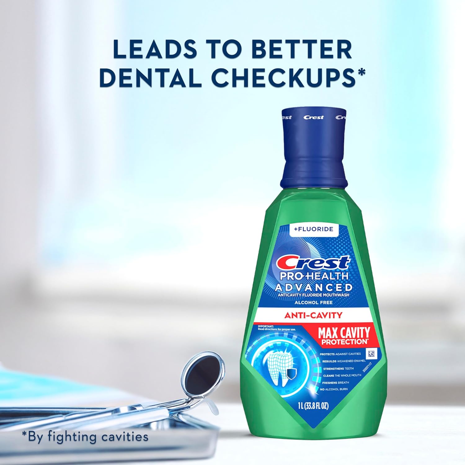 Crest Pro-Health Advanced Maximum Cavity Protection Mouthwash - Mild Mint - 2x1L - Image 7