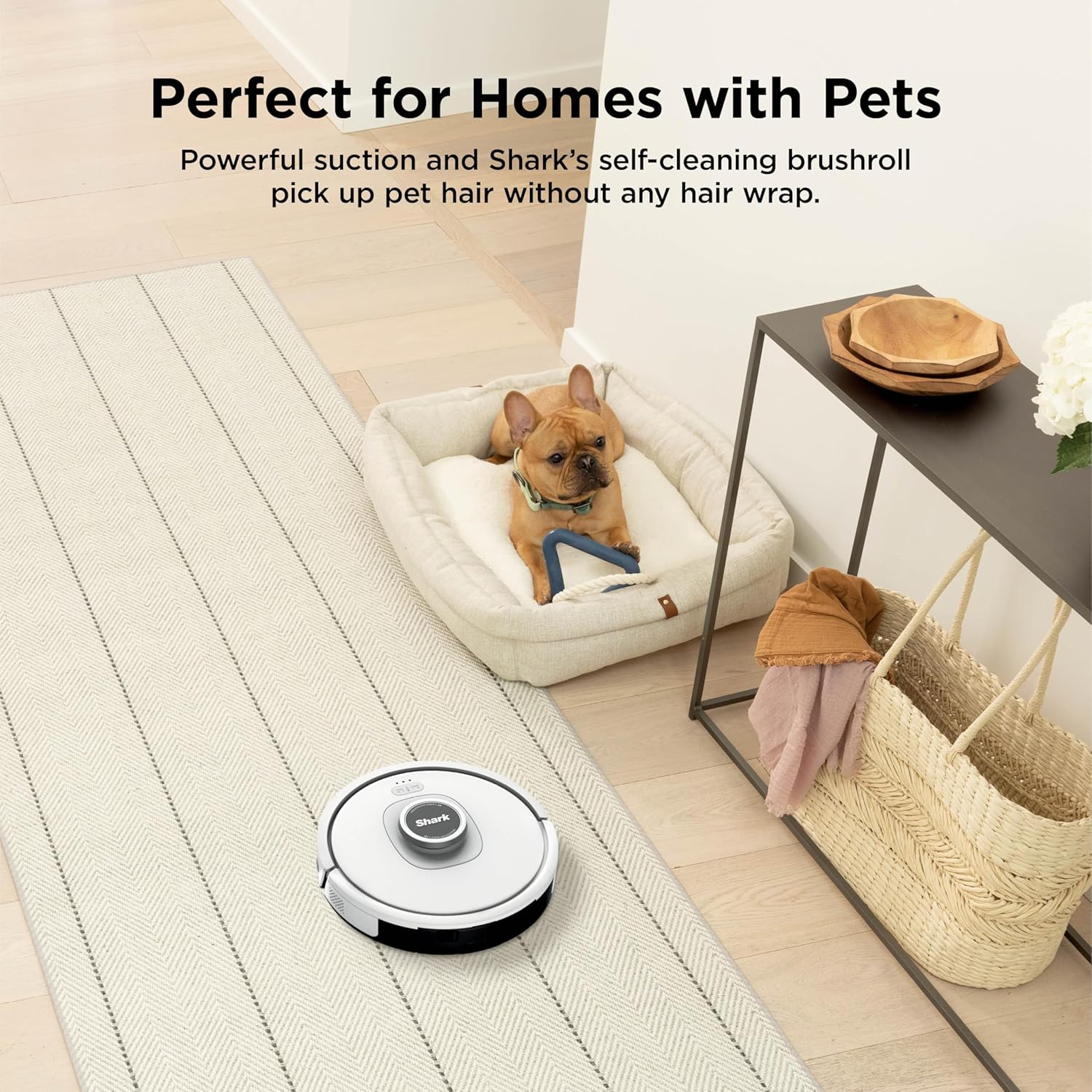 Shark AI Ultra Voice Control Robot Vacuum with Matrix Clean Navigation, Home Mapping, 60-Day Capacity, XL Self-Empty Base for Homes with Pets, Carpet & Hard Floors, Cool Grey - Image 4