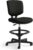 HON Volt Standing Desk Chair, Leather Office Chair with Foot Rest, Armless Drafting Stool, Ergonomic Recline and Center Tilt, for Computers, Offices, Work, Black