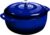 Lodge 7.5 Quart Enameled Cast Iron Dutch Oven with Lid – Dual Handles – Oven Safe up to 500° F or on Stovetop – Use to Marinate, Cook, Bake, Refrigerate and Serve – Indigo