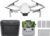 DJI Mini 4K Fly More Combo, Drone with 4K UHD Camera for Adults, Under 249 g, 3-Axis Gimbal Stabilization, 10km Video Transmission, Auto Return, 3 Batteries for 93-Min Max Flight Time, QuickShots