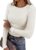 ANRABESS Women Long Sleeve Shirts Rib Knit Slim Fit Tops Basic Tee 2025 Fall Outfits Casual T-Shirt Underscrubs Layer Clothes