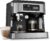 De’Longhi UPGRADED All-in-One Combination Coffee Maker & Espresso Machine + Advanced Adjustable Milk Frother for Cappuccino & Latte + Glass Coffee Pot 10-Cup, COM532M black