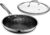 HexClad Hybrid Nonstick 10-Inch Frying Pan with Tempered Glass Lid, Stay-Cool Handle, Dishwasher-Friendly, Oven-Safe Up to 900°F, Induction Ready, Compatible with All Cooktops