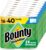 Bounty Paper Towels Quick Size, White, 16 Family Rolls = 40 Regular Rolls