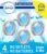 Febreze Bathroom Air Freshener, Odor-Fighting, Plug In Alternative, Air Fresheners for Home and Bathroom and Kitchen, Closet Air Fresheners, Linen & Sky Scent, 4 Count