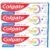 Colgate Total Whitening Toothpaste Paste, 5.1 oz, 4 Pack, Fluoride, Antibacterial, for Plaque, Gingivitis, Sensitivity, Stain Removal, Clinically Proven, Mint, Teeth Whitening, Stannous Fluoride