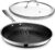 HexClad Hybrid Nonstick 12-Inch Frying Pan with Tempered Glass Lid, Stay-Cool Handle, Dishwasher-Friendly, Oven-Safe Up to 900°F, Induction Ready, Compatible with All Cooktops